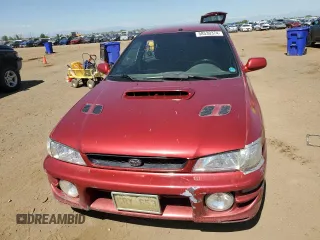 2000 Subaru Impreza RS with VIN JF1GC6751YH501153, listed as a Copart auction lot 58530374 with 91,817 mi miles and Salvage title. Bid and sale history available at DreamBid. Image 5.