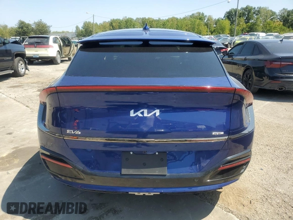 2022 Kia EV6 GT-Line with VIN KNDC4DLC0N5055461, listed as a Copart auction lot 67280534 with 26,720 mi miles and Salvage Title. Bid and sale history available at carsss.com. Image 6.