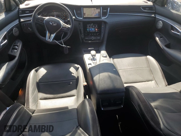 2022 Infiniti QX55 Sensory with VIN 3PCAJ5L38NF104572, listed as a Copart auction lot 60734894 with 23,736 mi miles and Salvage title. Bid and sale history available at DreamBid. Image 8.