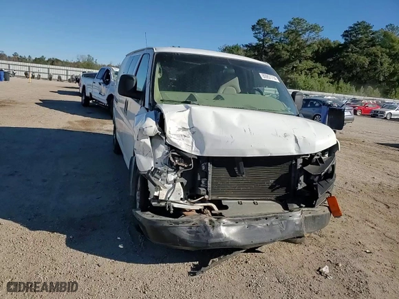 2006 Chevrolet Express Cargo Van with VIN 1GCFG15X661274100, listed as a Copart auction lot 80957714 with 0 mi miles and Salvage Title. Bid and sale history available at carsss.com. Image 12.