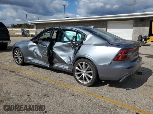 2019 Volvo S60 Momentum with VIN 7JR102FK3KG016505, listed as a Copart auction lot 73974593 with 0 mi miles. Bid and sale history available at carsss.com. Image 2.