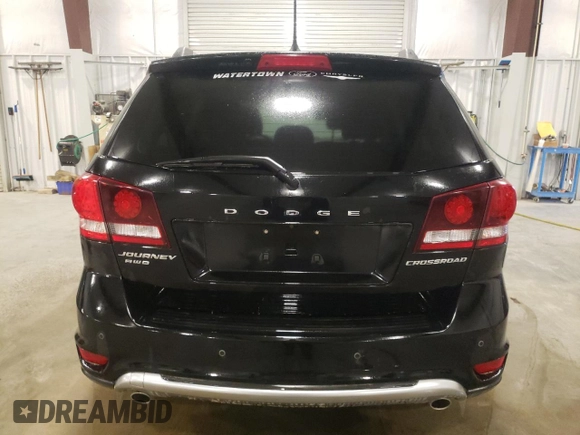 2017 Dodge Journey Crossroad Plus with VIN 3C4PDDGG9HT706315, listed as a Copart auction lot 58786765 with 34,677 mi miles and Salvage title. Bid and sale history available at DreamBid. Image 6.