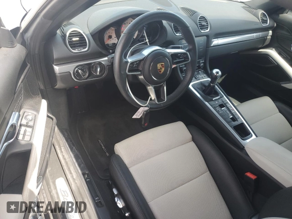 2023 Porsche Boxster with VIN WP0CA2A81PS205206, listed as a Copart auction lot 59809215 with 9,483 mi miles and Salvage title. Bid and sale history available at DreamBid. Image 8.