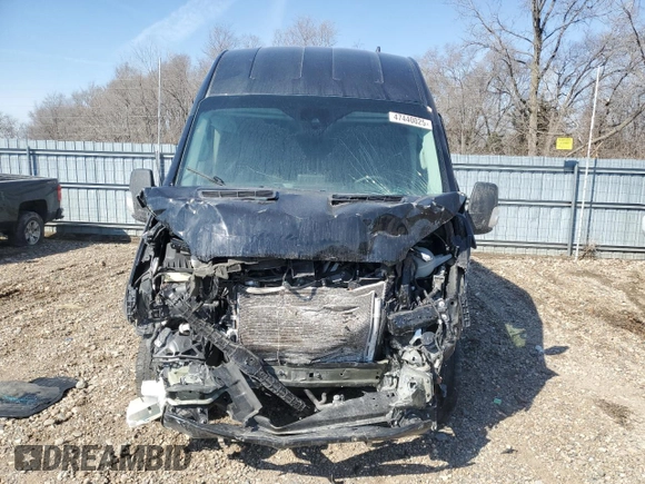 2020 Ford Transit Cargo with VIN 1FTBW3X82LKB40192, listed as a Copart auction lot 57694465 with 48,601 mi miles and Salvage title. Bid and sale history available at DreamBid. Image 5.