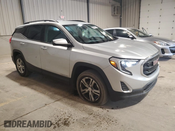 2018 GMC Terrain SLE z VIN 3GKALTEV4JL246849, wystawiony jako Copart lot #55416775 z przebiegiem 134 823 mil mil oraz Szkoda całkowita • Salvage title. Historia ofert i sprzedaży dostępna na DreamBid. Obrazek 4.