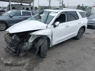 2021 Hyundai Palisade SEL z VIN KM8R24HE3MU305527, wystawiony jako IAAI lot #41890500 z przebiegiem 55 514 mil mil oraz . Historia ofert i sprzedaży dostępna na DreamBid. Obrazek 2.
