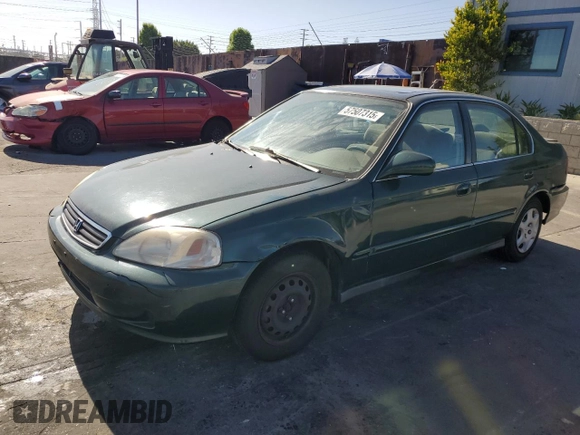 1999 Honda Civic EX z VIN 2HGEJ8647XH528203, wystawiony jako Copart lot #57507315 z przebiegiem 185 450 mil mil oraz Szkoda całkowita • Salvage title. Historia ofert i sprzedaży dostępna na DreamBid. Obrazek 1.