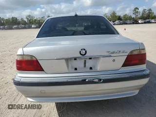 2001 BMW 7 Series 740iL with VIN WBAGH83471DP25381, listed as a Copart auction lot 82476994 with 236,876 mi miles and Clean Title. Bid and sale history available at carsss.com. Image 6.
