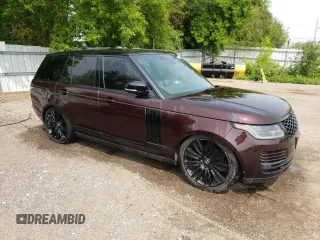 2020 Land Rover Range Rover P525 HSE with VIN SALGS2SE1LA594442, listed as a Copart auction lot 55792435 with 24,799 mi miles and Clean title. Bid and sale history available at DreamBid. Image 4.