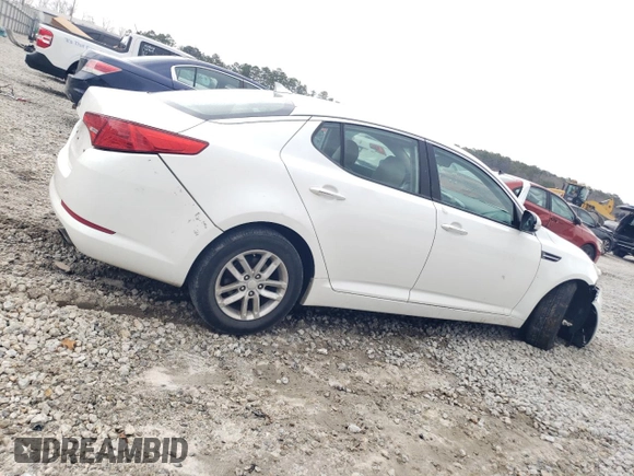 2013 Kia Optima LX z VIN KNAGM4A76D5349580, wystawiony jako Copart lot #43400545 z przebiegiem 156 241 mil mil oraz Szkoda całkowita • Salvage title. Historia ofert i sprzedaży dostępna na DreamBid. Obrazek 3.