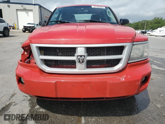 2010 Dodge Dakota Bighorn/Lonestar z VIN 1D7CW3GK9AS228269, wystawiony jako Copart lot #54786095 z przebiegiem 175 749 mil mil oraz Szkoda całkowita • Salvage title. Historia ofert i sprzedaży dostępna na DreamBid. Obrazek 5.