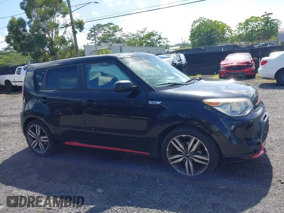 2015 Kia Soul + with VIN KNDJP3A56F7160721, listed as a IAAI auction lot 41746456 with 92,171 mi miles. Bid and sale history available at carsss.com. Image 13.