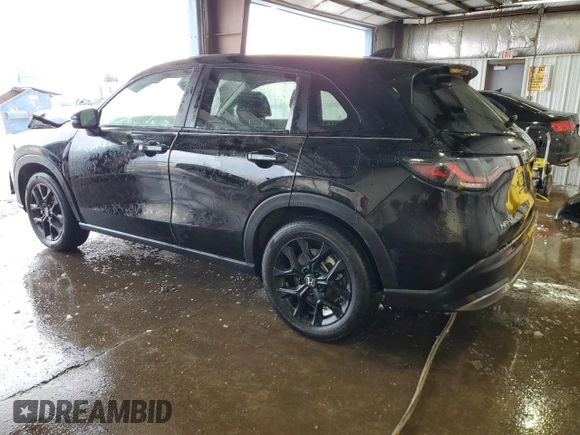 2024 Honda HR-V Sport with VIN 3CZRZ1H50RM744818, listed as a Copart auction lot 44922175 with 13,723 mi miles and Salvage Title. Bid and sale history available at carsss.com. Image 2.