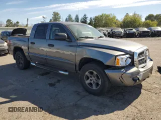 2007 Dodge Dakota SLT with VIN 1D7HW48K97S129387, listed as a Copart auction lot 74878664 with 137,525 mi miles and Salvage Title. Bid and sale history available at carsss.com. Image 4.