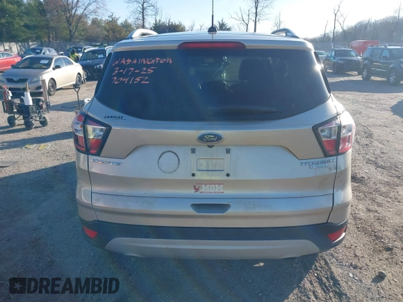 2017 Ford Escape Titanium with VIN 1FMCU0JD2HUD92675, listed as a IAAI auction lot 41834723 with 113,503 mi miles. Bid and sale history available at carsss.com. Image 16.