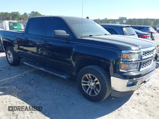 2014 Chevrolet Silverado 1500 LT with VIN 3GCPCREC0EG539900, listed as a IAAI auction lot 41883206 with 163,783 mi miles. Bid and sale history available at carsss.com. Image 1.
