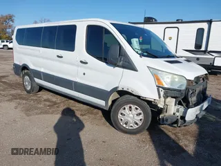 2016 Ford Transit Wagon XL with VIN 1FBZX2ZM6GKA20440, listed as a IAAI auction lot 41037270 with 1 mi miles. Bid and sale history available at carsss.com. Image 1.