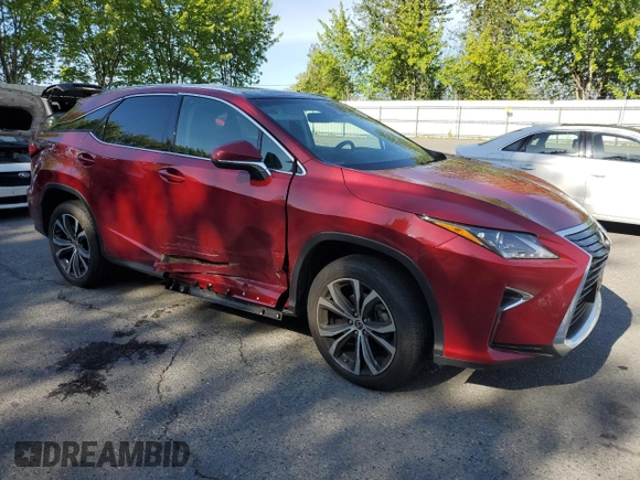 2018 Lexus RX 350 z VIN 2T2BZMCAXJC153384, wystawiony jako Copart lot #58361945 z przebiegiem 12 832 mil mil oraz Szkoda całkowita • Salvage title. Historia ofert i sprzedaży dostępna na DreamBid. Obrazek 4.