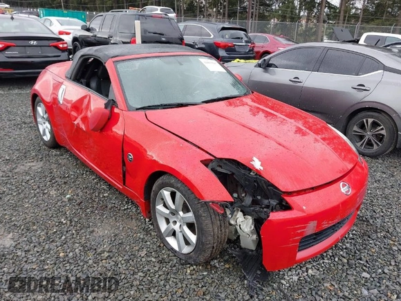 2004 Nissan 350Z Touring with VIN JN1AZ36AX4T011221, listed as a IAAI auction lot 41893947 with 89,112 mi miles. Bid and sale history available at carsss.com. Image 1.