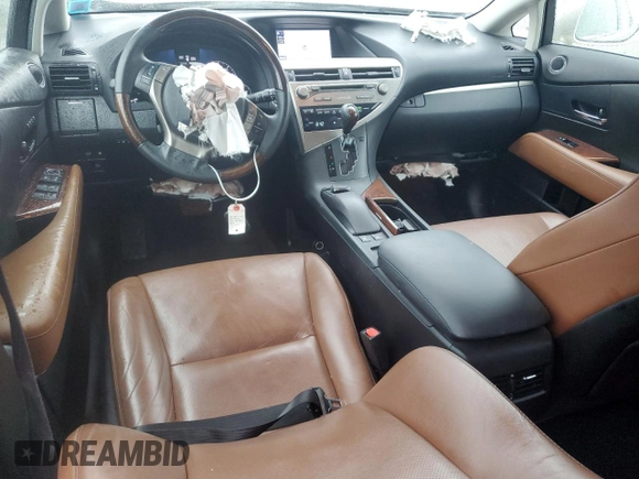 2015 Lexus RX 350 with VIN 2T2BK1BA9FC283796, listed as a Copart auction lot 62489825 with 104,372 mi miles and Salvage title. Bid and sale history available at DreamBid. Image 8.