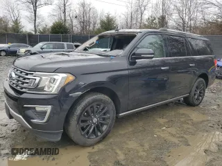 2019 Ford Expedition Max Limited with VIN 1FMJK1KT3KEA19350, listed as a Copart auction lot 84179004 with 128,603 mi miles and Salvage Title. Bid and sale history available at DreamBid. Image 1.