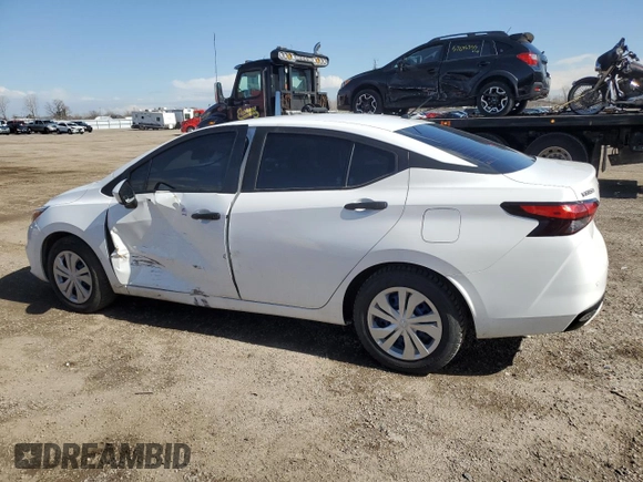 2022 Nissan Versa S with VIN 3N1CN8DV7NL851714, listed as a Copart auction lot 51690345 with 47,805 mi miles and Clean title. Bid and sale history available at DreamBid. Image 2.