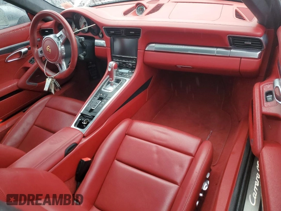 2014 Porsche 911 Carrera S with VIN WP0AB2A90ES120822, listed as a Copart auction lot 44791915 with 43,018 mi miles and Salvage Title. Bid and sale history available at carsss.com. Image 8.