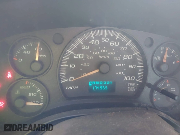 2007 Chevrolet Express Cargo Van with VIN 1GCGG25V571104532, listed as a IAAI auction lot 41718875 with 174,955 mi miles. Bid and sale history available at carsss.com. Image 7.