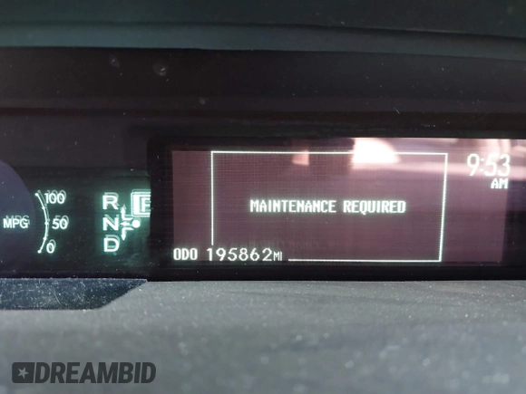 2013 Toyota Prius One with VIN JTDKN3DU8D5575688, listed as a IAAI auction lot 41754122 with 195,862 mi miles and . Bid and sale history available at DreamBid. Image 15.