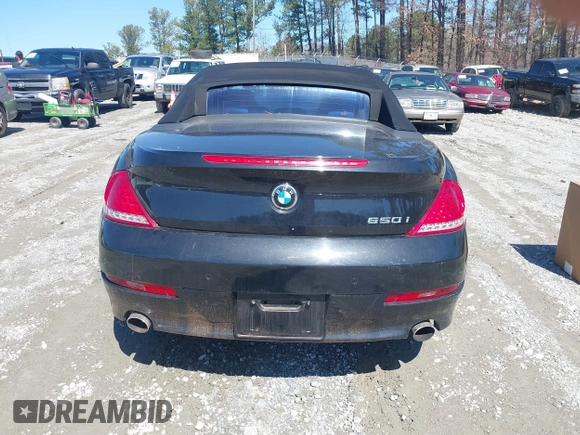 2008 BMW 6 Series 650i with VIN WBAEB53558CX63336, listed as a IAAI auction lot 41780773 with 169,556 mi miles. Bid and sale history available at carsss.com. Image 16.