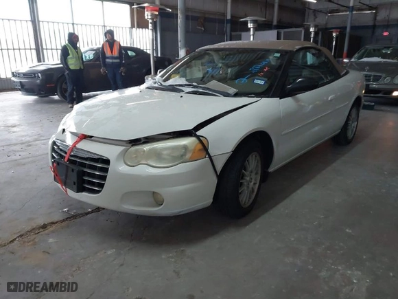 2004 Chrysler Sebring LXi with VIN 1C3EL55R34N359745, listed as a IAAI auction lot 41616811 with 150,321 mi miles. Bid and sale history available at carsss.com. Image 2.