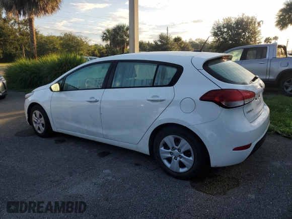 2017 Kia Forte LX with VIN KNAFK5A89H5702058, listed as a Copart auction lot 74037364 with Not Provided miles and Non Repairable. Bid and sale history available at DreamBid. Image 2.
