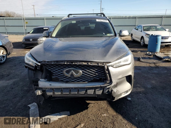 2019 Infiniti QX50 LUXE with VIN 3PCAJ5M33KF130569, listed as a Copart auction lot 73271632 with 77,229 mi miles. Bid and sale history available at carsss.com. Image 5.