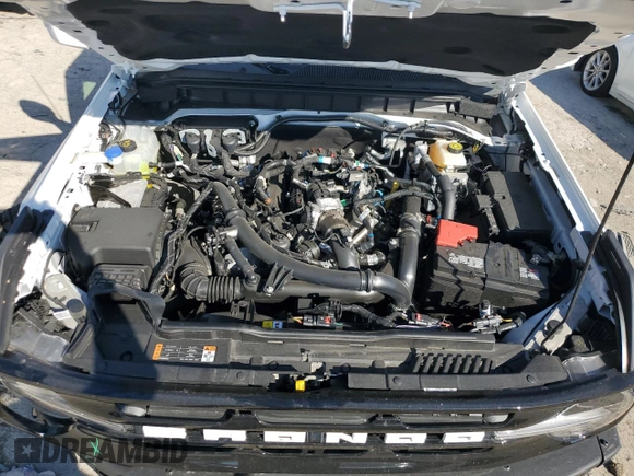 2024 Ford Bronco Outer Banks with VIN 1FMEE8BPXRLA41937, listed as a Copart auction lot 76271294 with 3,947 mi miles and Salvage Title. Bid and sale history available at DreamBid. Image 12.