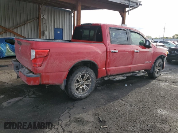 2021 Nissan Titan SV with VIN 1N6AA1ED0MN510017, listed as a Copart auction lot 55466215 with 38,556 mi miles and Salvage title. Bid and sale history available at DreamBid. Image 3.