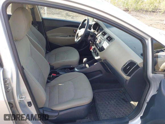 2016 Kia Rio LX with VIN KNADM4A34G6691074, listed as a IAAI auction lot 42165834 with 61,161 mi miles and . Bid and sale history available at DreamBid. Image 5.