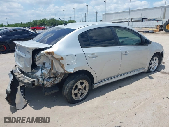 2012 Nissan Sentra SR with VIN 3N1AB6AP0CL658876, listed as a IAAI auction lot 42338541 with 178,187 mi miles and . Bid and sale history available at DreamBid. Image 4.