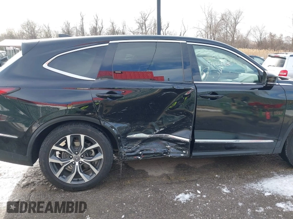 2022 Acura MDX w/Technology Package with VIN 5J8YD9H46NL001454, listed as a IAAI auction lot 41268436 with 83,753 mi miles. Bid and sale history available at carsss.com. Image 16.