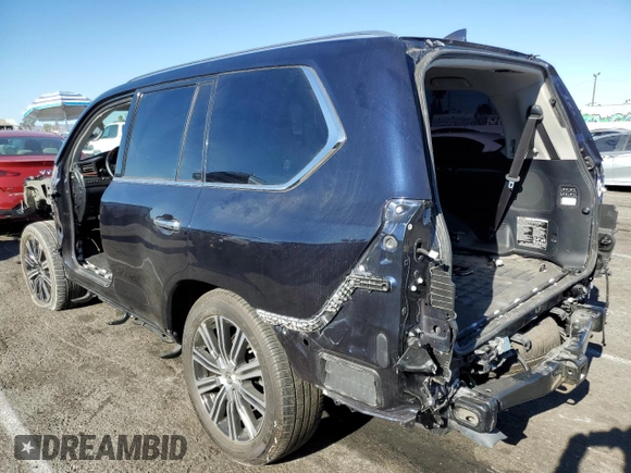 2021 Lexus LX 570 z VIN JTJDY7AX5M4339704, wystawiony jako Copart lot #84139994 z przebiegiem Nie podano mil oraz Czysty tytuł • Clean title. Historia ofert i sprzedaży dostępna na DreamBid. Obrazek 2.