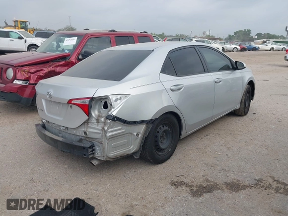 2016 Toyota Corolla L with VIN 5YFBURHE9GP380117, listed as a IAAI auction lot 42297525 with 178,592 mi miles and . Bid and sale history available at DreamBid. Image 4.