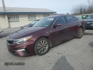 2020 Kia Optima EX Premium with VIN 5XXGU4L14LG424377, listed as a Copart auction lot 44209735 with 45,403 mi miles and Salvage Title. Bid and sale history available at carsss.com. Image 1.