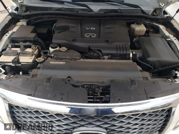 2016 Infiniti QX80 with VIN JN8AZ2NE4G9124227, listed as a Copart auction lot 43040465 with 107,233 mi miles and Salvage Title. Bid and sale history available at carsss.com. Image 12.