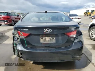 2016 Hyundai Elantra SE with VIN 5NPDH4AE8GH754417, listed as a Copart auction lot 50163685 with 140,004 mi miles and Salvage title. Bid and sale history available at DreamBid. Image 6.