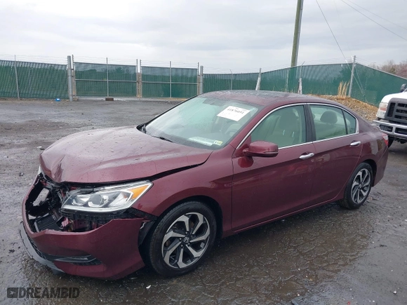 2016 Honda Accord Sedan EX with VIN 1HGCR2F77GA082690, listed as a IAAI auction lot 41876051 with 100,061 mi miles. Bid and sale history available at carsss.com. Image 18.