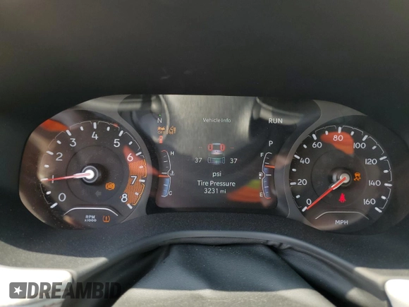 2024 Jeep Compass Limited z VIN 3C4NJDCN0RT122990, wystawiony jako Copart lot #59363245 z przebiegiem 3 231 mil mil oraz Szkoda całkowita • Salvage title. Historia ofert i sprzedaży dostępna na DreamBid. Obrazek 9.