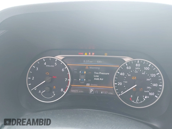 2024 Nissan Sentra SV with VIN 3N1AB8CV5RY272781, listed as a IAAI auction lot 42531441 with 18,971 mi miles and . Bid and sale history available at DreamBid. Image 7.