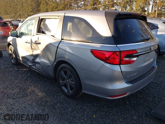 2022 Honda Odyssey EX with VIN 5FNRL6H59NB009449, listed as a IAAI auction lot 41383400 with 28,181 mi miles and . Bid and sale history available at DreamBid. Image 3.