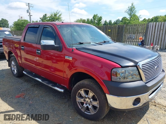 2008 Ford F-150 XLT z VIN 1FTPW145X8FB24486, wystawiony jako IAAI lot #42660049 z przebiegiem 82 898 mil mil oraz . Historia ofert i sprzedaży dostępna na DreamBid. Obrazek 1.