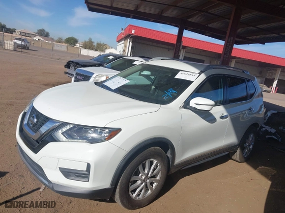 2017 Nissan Rogue SL with VIN 5N1AT2MT8HC825205, listed as a IAAI auction lot 41624814 with 99,989 mi miles. Bid and sale history available at carsss.com. Image 15.