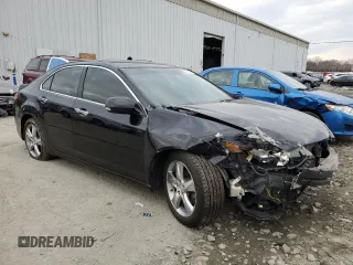 2012 Acura TSX Tech Pkg with VIN JH4CU2F60CC028035, listed as a Copart auction lot 46460665 with 151,163 mi miles and Salvage Title. Bid and sale history available at carsss.com. Image 4.